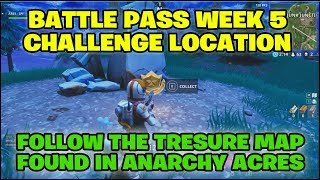 Fortnite Battle Royale "Follow the Treasure Map found in Anarchy Acres"
