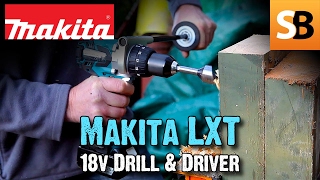 Makita LXT DHP481 Drill & Impact Driver BTD129