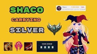 Shaco Jungle - Hardcarrying Silver [League of Legends] Full Gameplay - Infernal Shaco