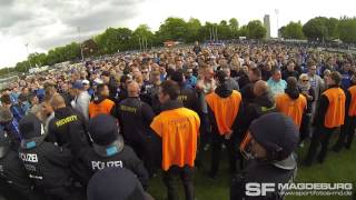 1. FC Magdeburg Staffelmeister 2014/2015 - Raus damit! - www.sportfotos-md.de