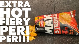 Walkers MAX Strong Fiery Peri Peri Extra Hot