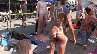 2016  Bodypainting Day ... LA PLACE SAINTE CATHERINE