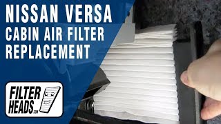 How to Replace Cabin Air Filter Nissan Versa