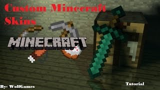 How To Install Custom Skins In Minecraft   [With Resource Pack] [Without Buying The Game]