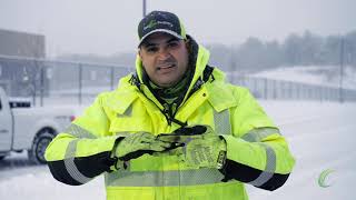 Principals of Operating a Wheel Loader with a Snow Pusher
