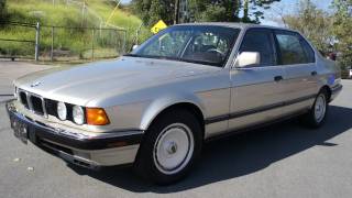 1989 BMW 750IL V12 12 Cylinder S600 1 Owner 128k orig mi
