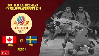 Canada Vs Sweden Men's | Dr. B. R. Ambedkar 6th World Cup Kabaddi Punjab 2016 |  PTC PUNJABI GOLD