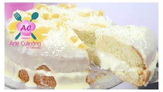 BOLO DE LARANJA RECHEADO❤MAIS FACIL DO MUNDO