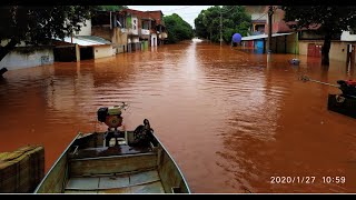 Enchente em Governador Valadares 2020.