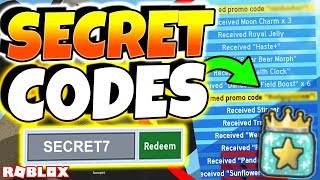 7 *NEW* SECRET GIFTED CODES YOU NEVER USED! (Roblox Bee Swarm Simulator Secrets)