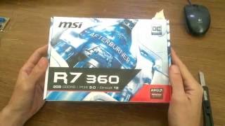 Видеокарта MSI Radeon R7 360 2G DDR5