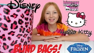 Surprise Sunday Ep. 14: Blind bags!!! Monster High, Frozen Fashems, Hello Kitty, Disney