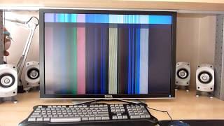 Dell 3007WFP-HC resolutions above 1280x800 problem lines on screen dual link DVI cable to FIX
