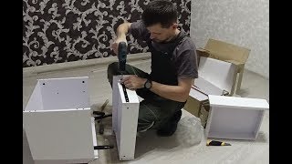 Сборка мебели.Тумба прикроватная(Novita)