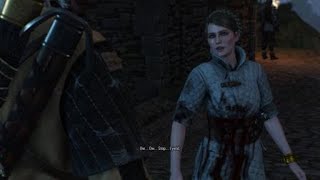 The Witcher 3: Wild Hunt: Geralt insults Rosa Var Attre