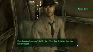 Fallout 3 - Seducing Mr. Burke as a Man