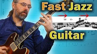 How to Play Fast & Difficult Jazz Guitar Phrases