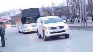Олимпийский огонь в г. Шахты(часть 1)