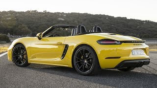2018 Yellow Porsche 718 Boxster GTS