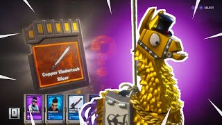 VINDERTECH SLICER! | BIRTHDAY LLAMAS/SMORGASBORD LLAMA | Fortnite Save The World