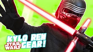 Kylo Ren Gear Test! Star Wars: The Last Jedi Movie Toys Review for Kids!
