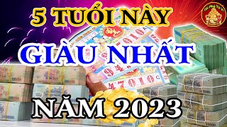 5 Con Giáp Chắc Chắn BÙNG LỘC Tiền Vàng Ùn Ùn Kéo Về Giàu Nhất Năm 2023