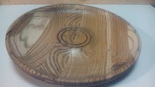 Точим тарелку из ясеня №2 (Sharpen a bowl of ash No. 2)