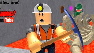 Побег из Шахты в ROBLOX с Динозаврами приключения мульт героя от канала FFGTV