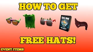 HOW TO GET FREE HATS IN ROBLOX! ( Old deleted event hats)