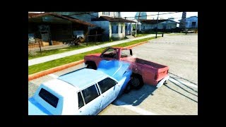 BeamNG.drive - Реалистичное разрушение машины из GTA SA и Титана из GTA 5