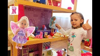 Домик для кукол с КОНФЕТАМИ волшебство для детей doll House Игрушки для девочек