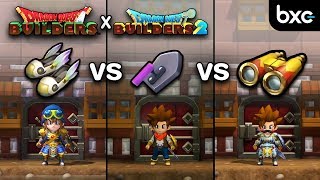 Dragon Quest Builders 1 & 2 Tool Building Comparison
