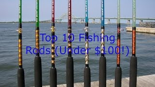 Top 10 Fishing Rods (Under $100)!! |2017