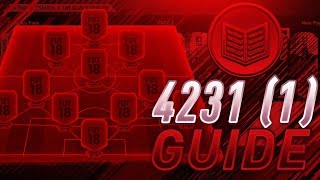 BEST FORMATION IN FIFA 18 | 4231 40-0 WEEKEND LEAGUE | BEST CUSTOM TACTICS!