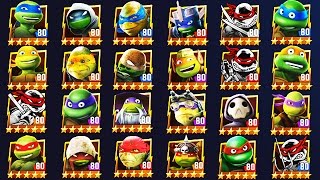 TMNT Legends - All Max Level 80 ? Turtles (Larp, Classic, Movie, Nick, Original, Vision Quest)