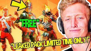 STREAMERS REACT TO *NEW* LAVA LEGENDS PACK *LEAKED* (LAVA RED KNIGHT) | Fortnite Funny Moments