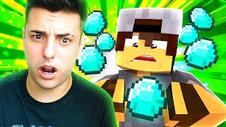 Minecraft: BED WARS - DESAFIO GANHAR SEM USAR DIAMANTE!