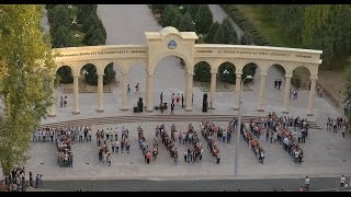 ҚазҰУ Салтанатты қақпасының ашылуы. Открытие триумфальной арки КазНУ
