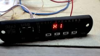 MP3 Decoder Board Hitam Remote SD MP3 Player 747D. Does not work.