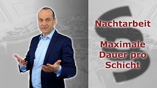 Nachtarbeit 3 - Maximale Dauer pro Schicht | Fachanwalt für Arbeitsrecht Alexander Bredereck