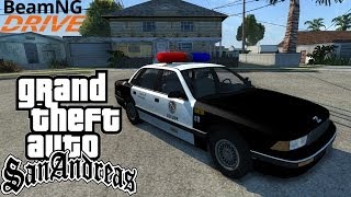 BeamNG Drive - GTA San Andreas GROVE STREET Map Mod