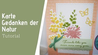 Glückwunschkarte Gedanken der Natur aus dem Angebot Neu und Perfekt abgestimmt Teil 1
