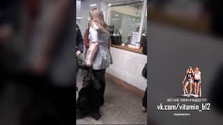 Пьяная девушка подралась с полицией  Скандал в метро; драка; жесть