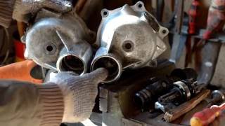 Мост Днепр МТ-16 (ч.3): Замена подшипников хвостовика. (Replacement stem bearings)