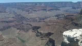 Dangling my feet over the edge of the Grand Canyon!