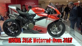 EICMA 2016: Motorrad-News für 2017