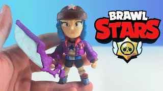 как слепить новый скин ГЕРОИНЮ БИБИ из пластилина БРАВЛ СТАРС - BRAWL STARS
