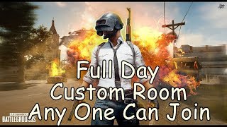 Pubg Mobile Live - Full Day Custom Room - Any One Can Join - Can We Hit 3K(3000)Subs Today??
