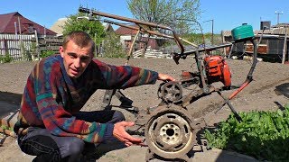 ✅Самодельный МОТОКОНЬ из Бензопилы и велосипеда ? Культиватор своими руками