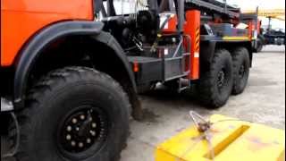Ямобур JUNJIN SA-040C на шасси Камаз-43114 (6x6)